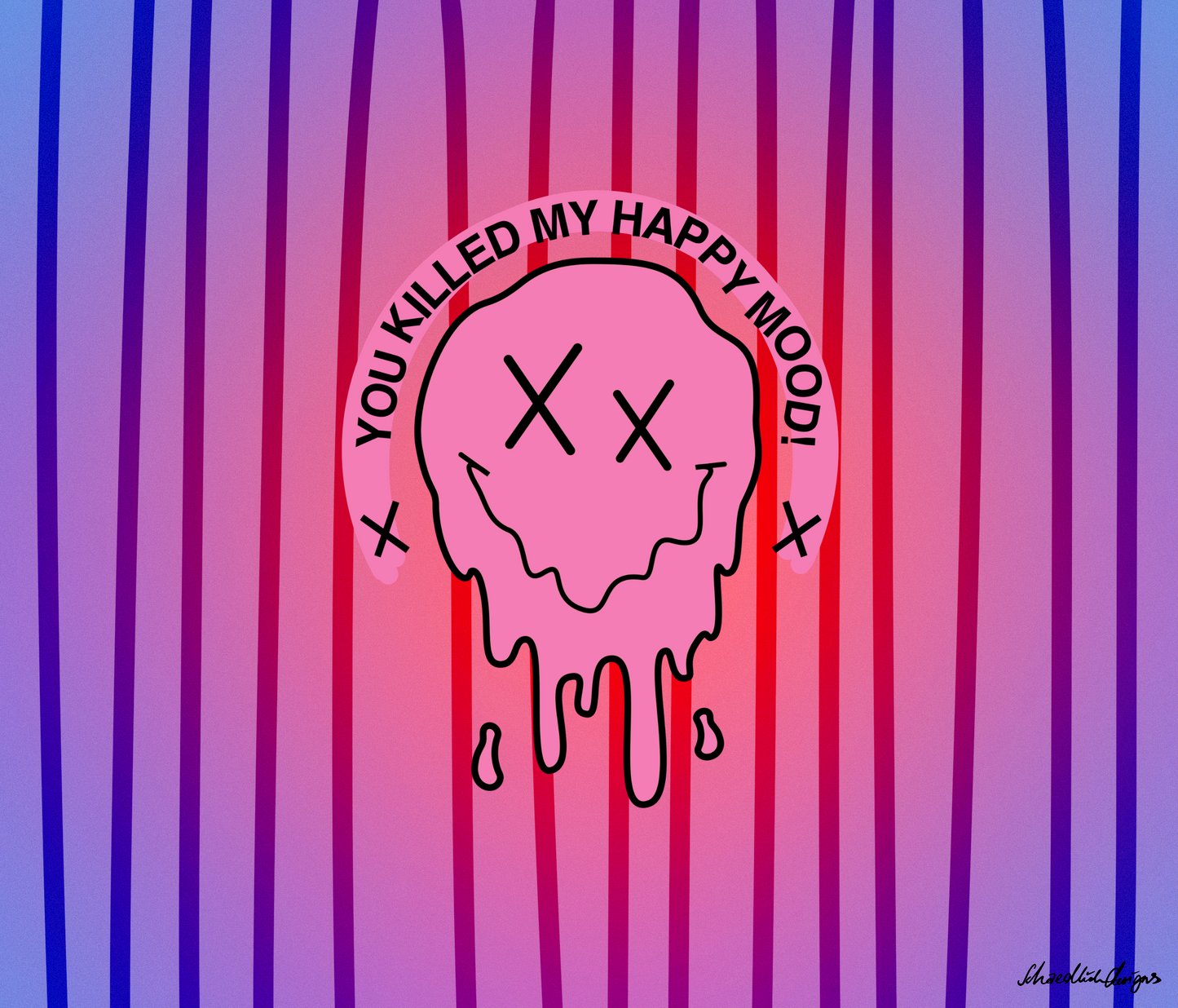 "HAPPY MOOD" Moody Cup - pink