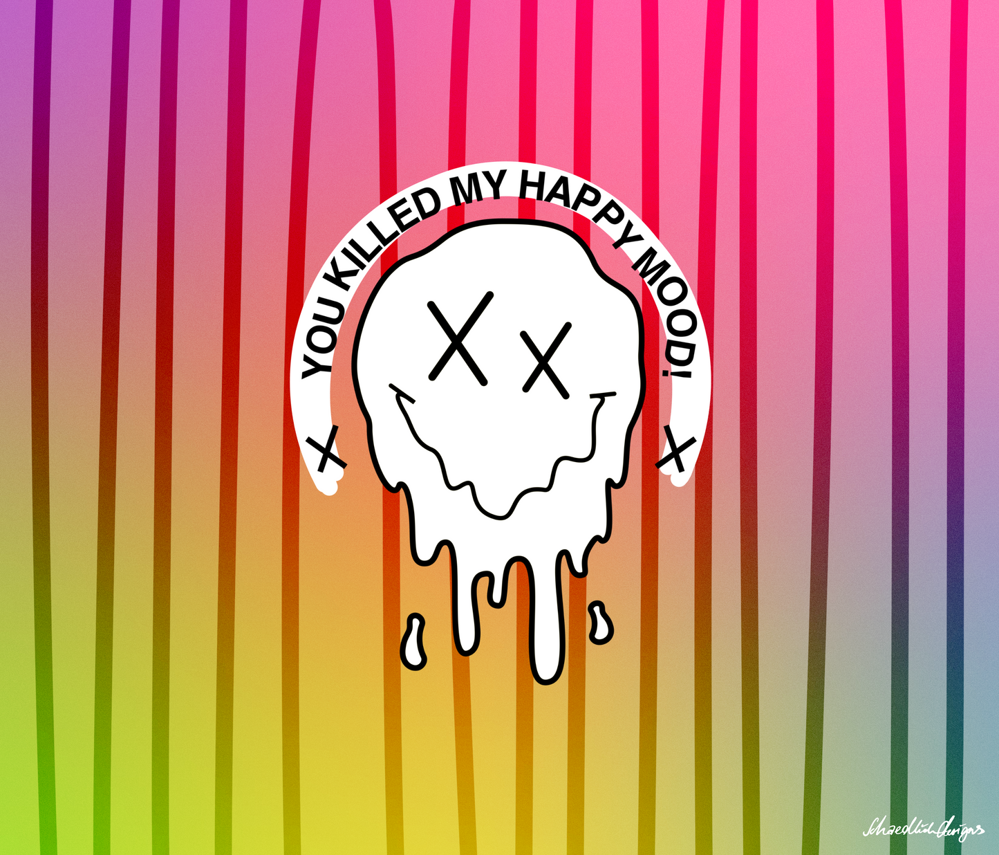 "HAPPY MOOD" Moody Cup - white