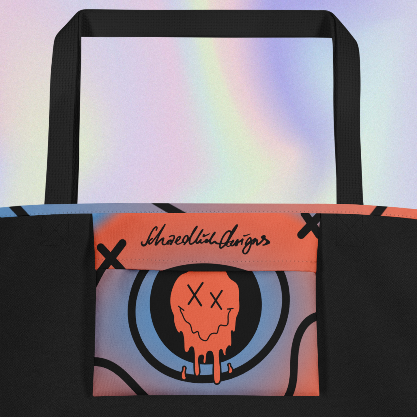 "HAPPY MOOD" Moody Bag - red