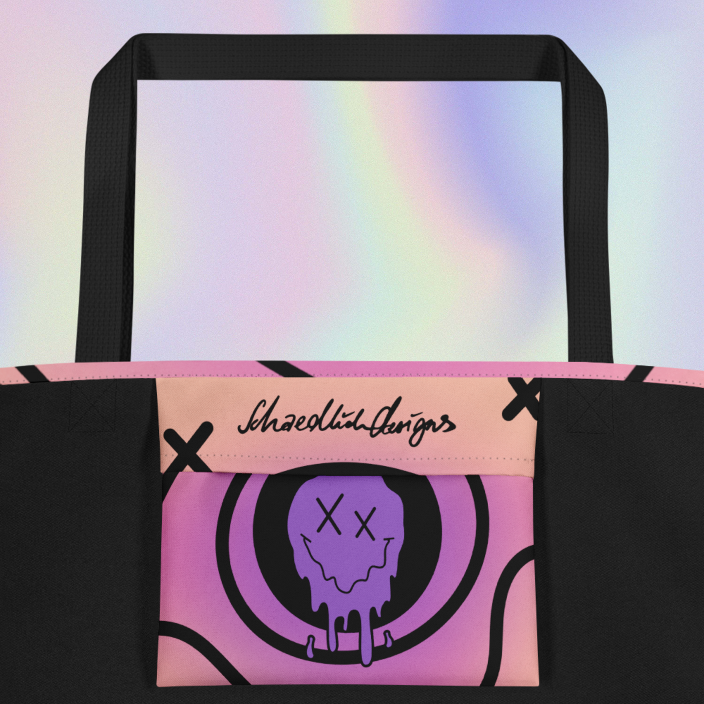 "HAPPY MOOD" Moody Bag - purple