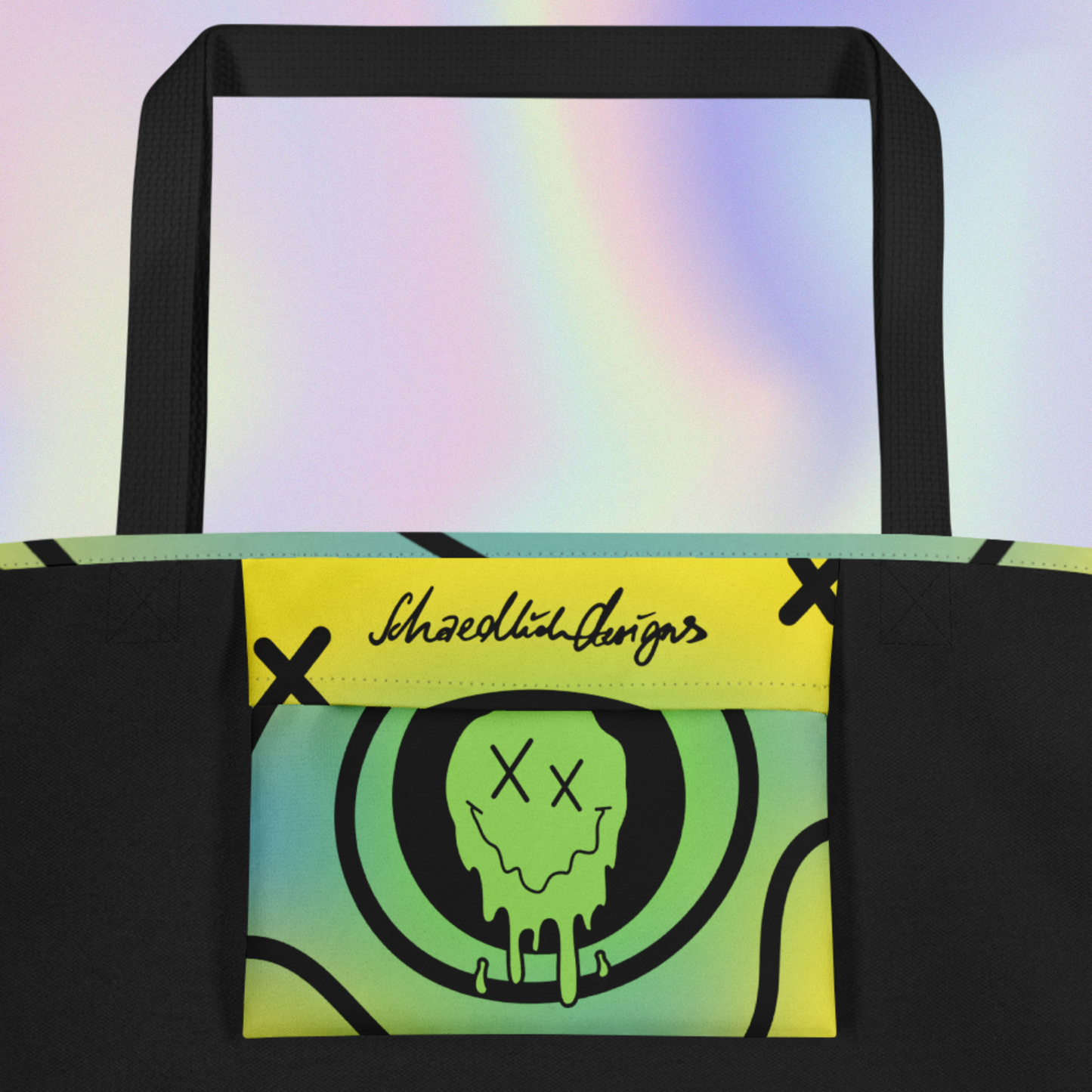 "HAPPY MOOD" Moody Bag - green