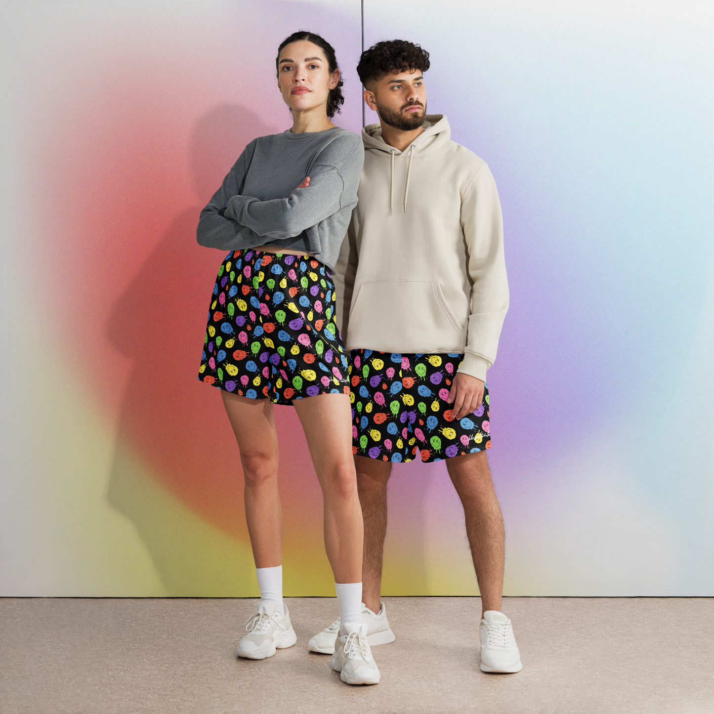 "HAPPY MOOD" Moody Shorts - colorful