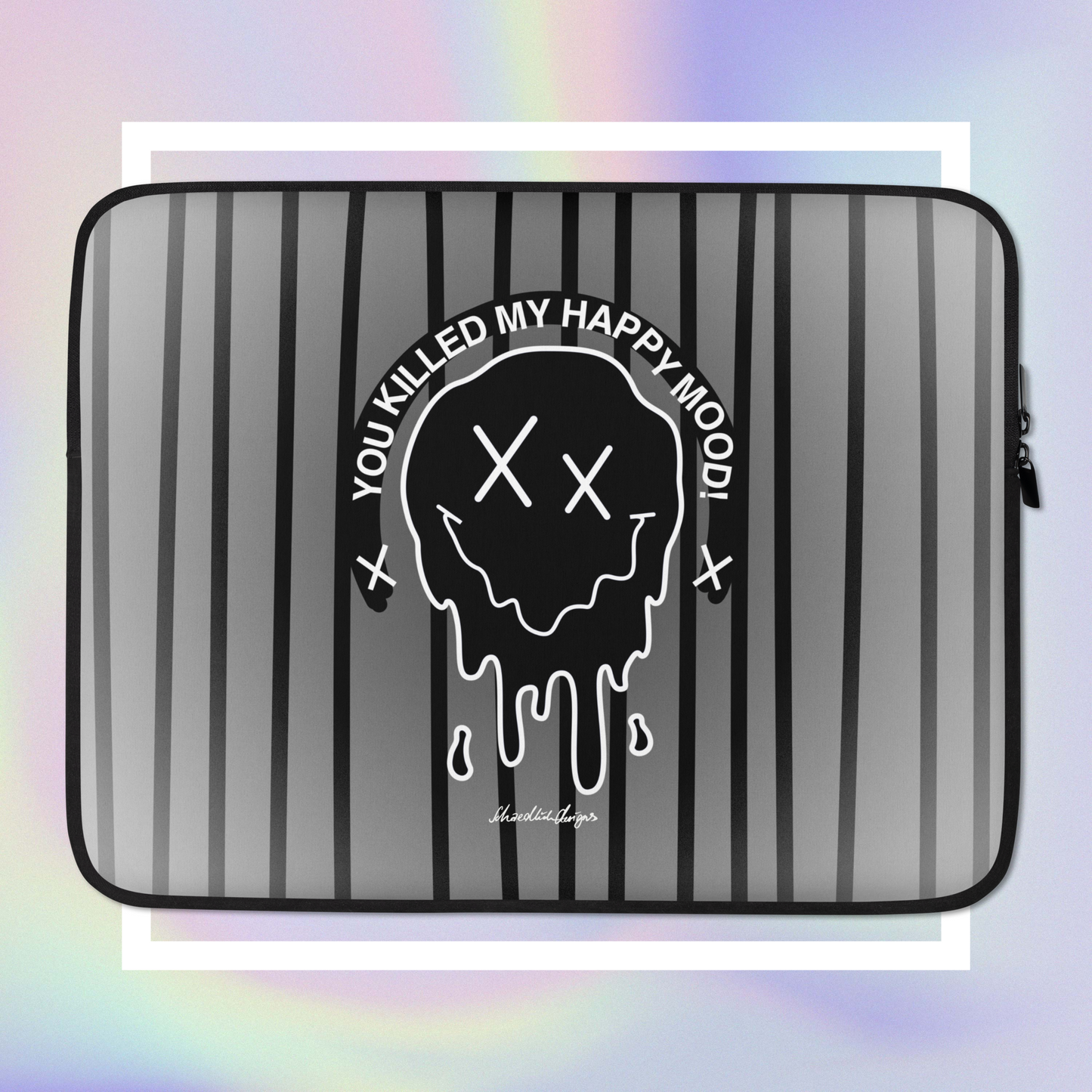 "HAPPY MOOD" Laptop-Tasche - killedmood/black