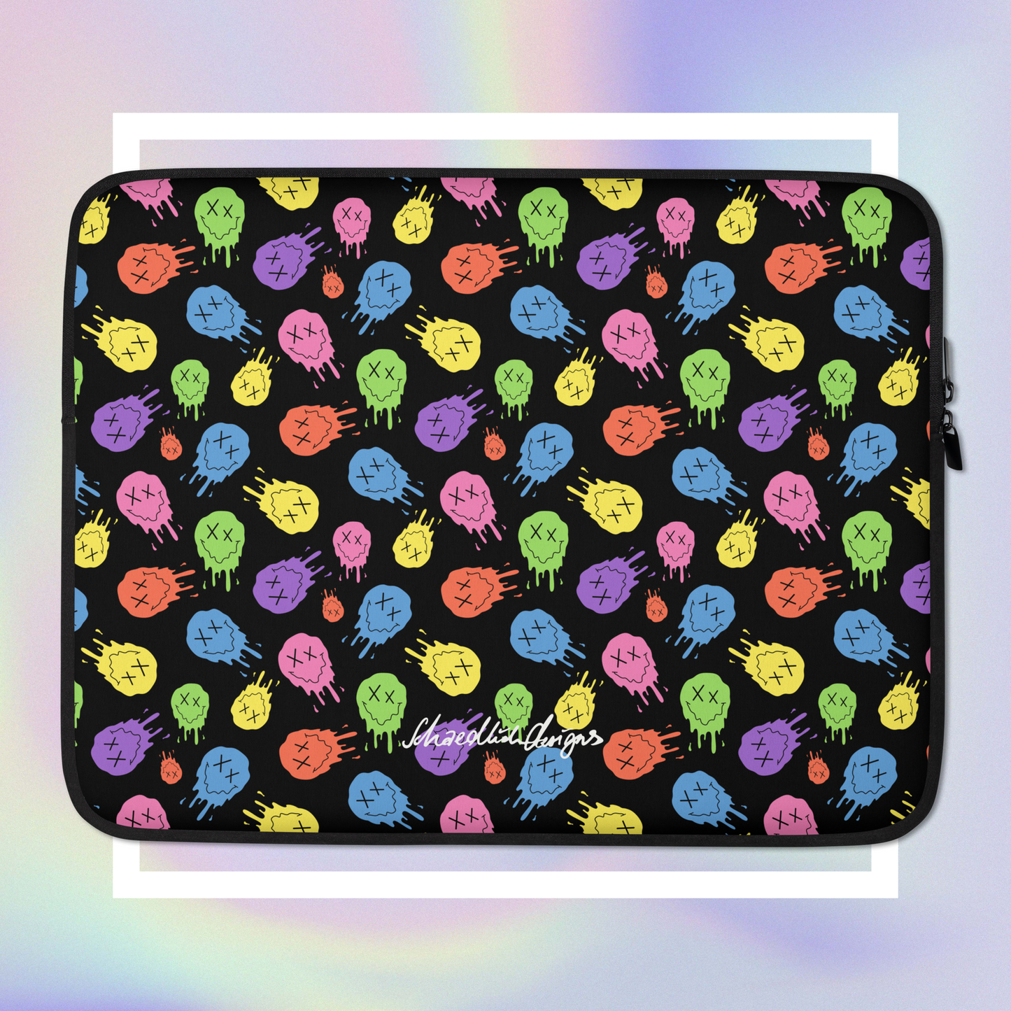 "HAPPY MOOD" Laptop/Tablet-Tasche - moody/colorful