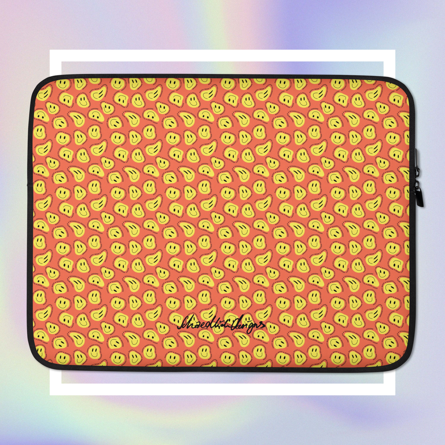 "HAPPY MOOD" Laptop/Tablet-Tasche - red/yellow