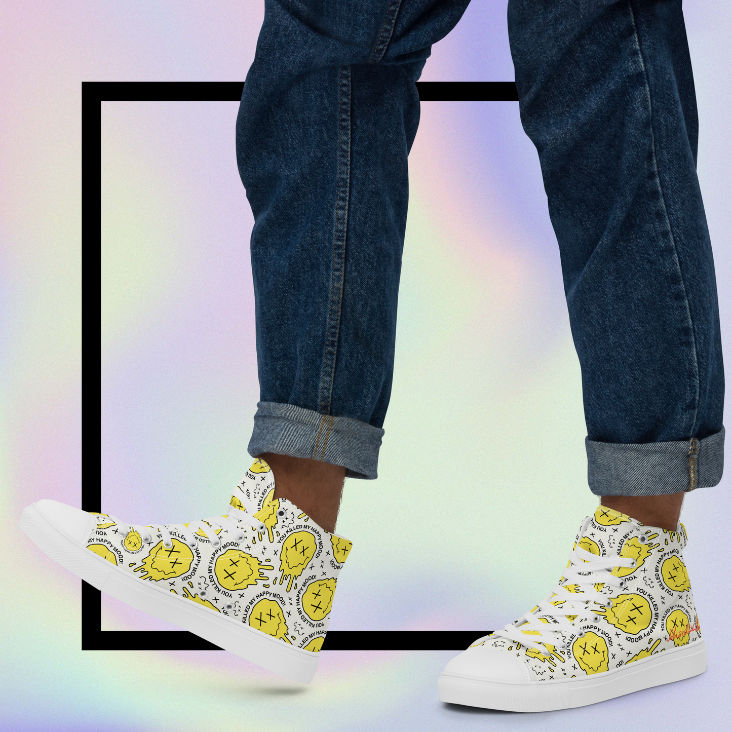 "HAPPY MOOD" Sneaker - Herren - moody/yellow