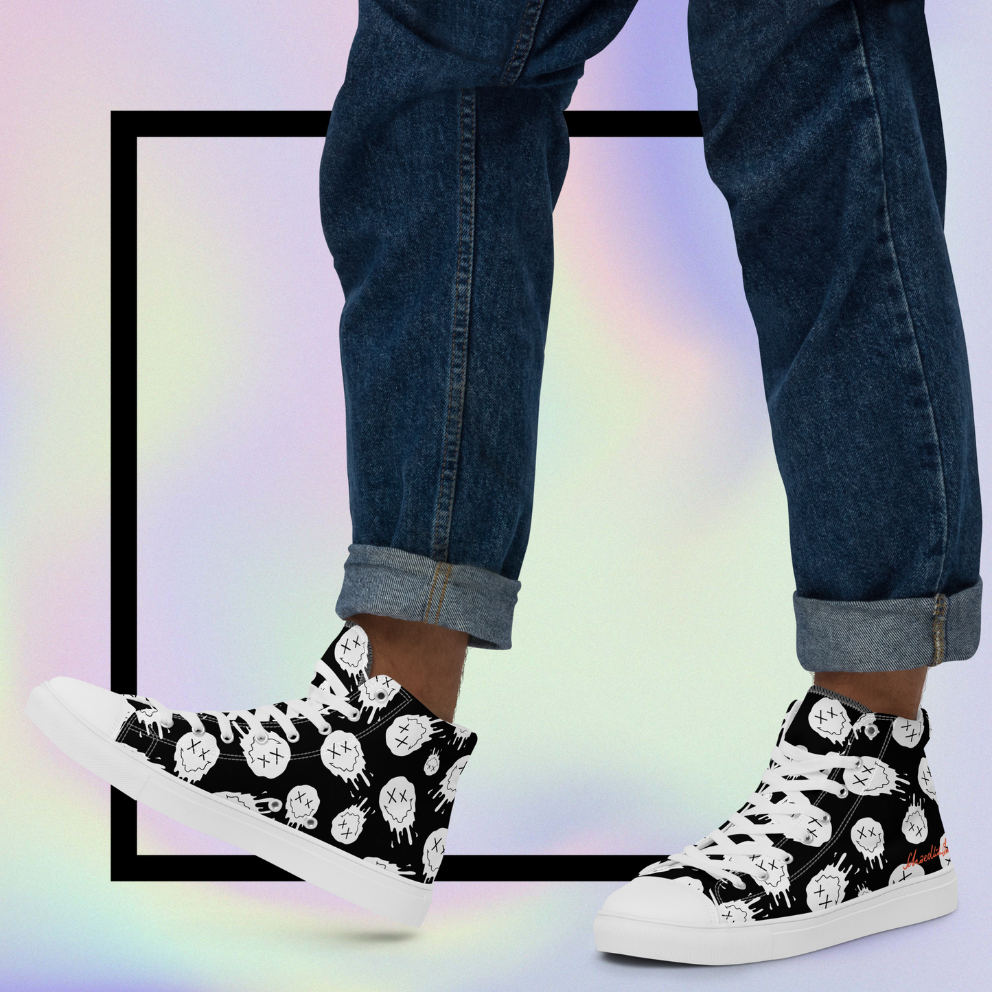 "HAPPY MOOD" Sneaker - Herren - moody/black&white