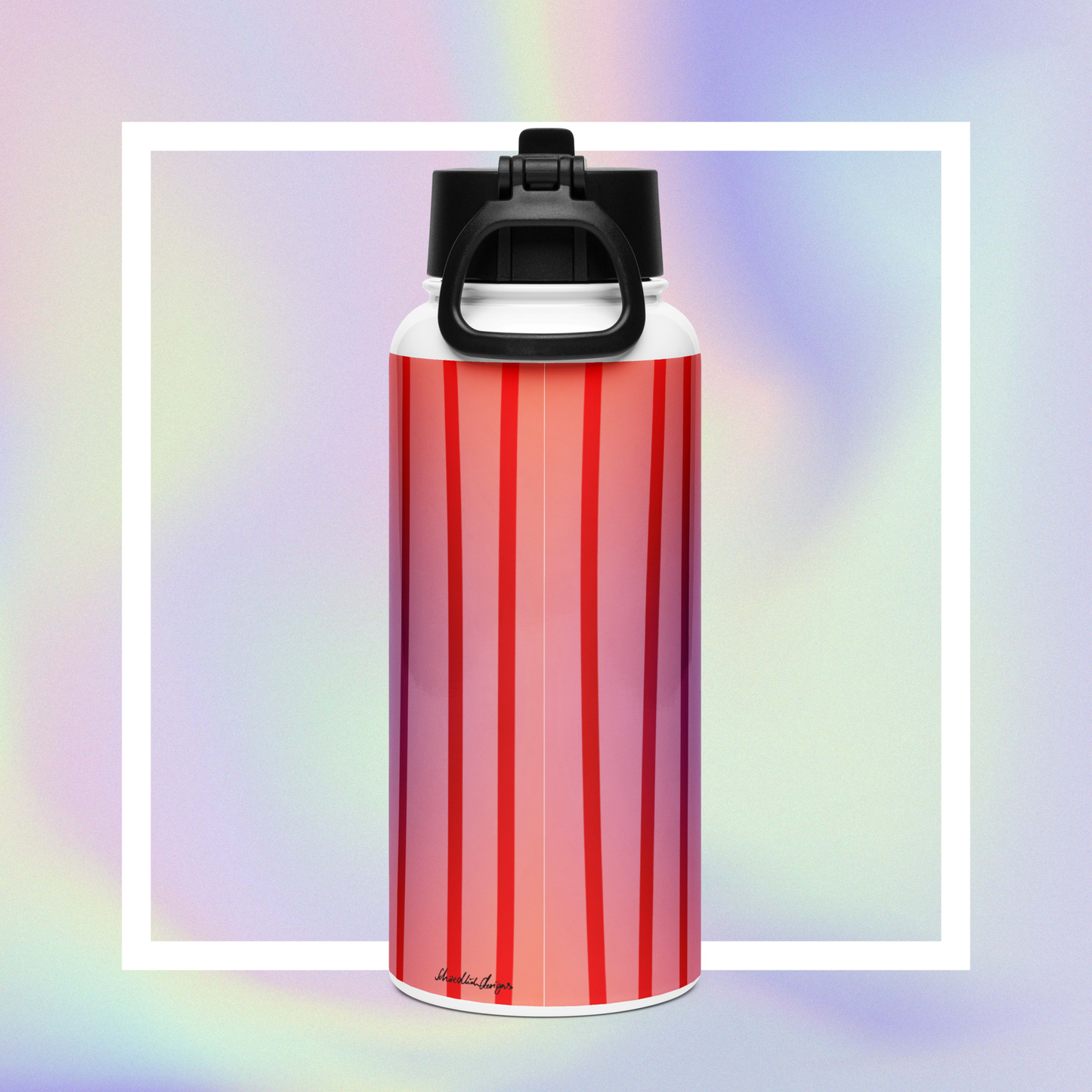 "HAPPY MOOD" Moody Bottle - blue