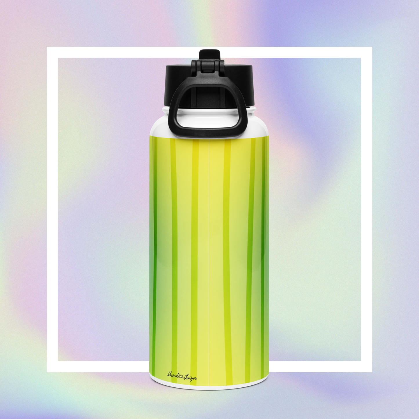 "HAPPY MOOD" Moody Bottle - yellow