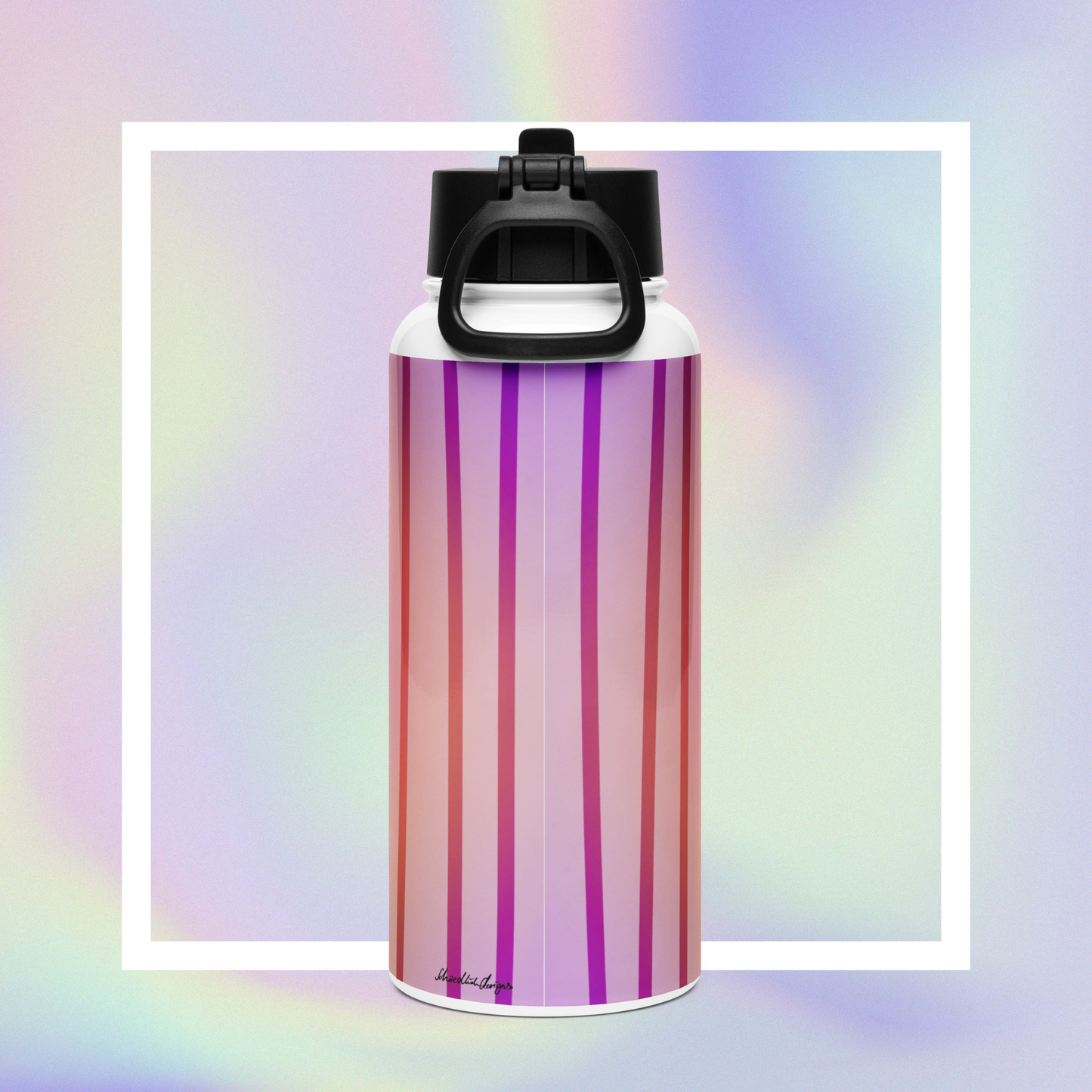 "HAPPY MOOD" Moody Bottle - purple
