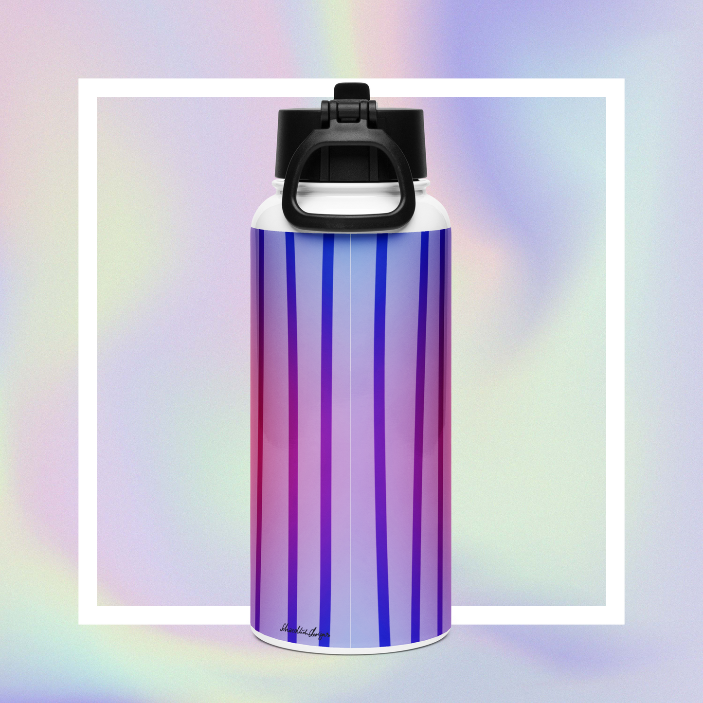 "HAPPY MOOD" Moody Bottle - pink