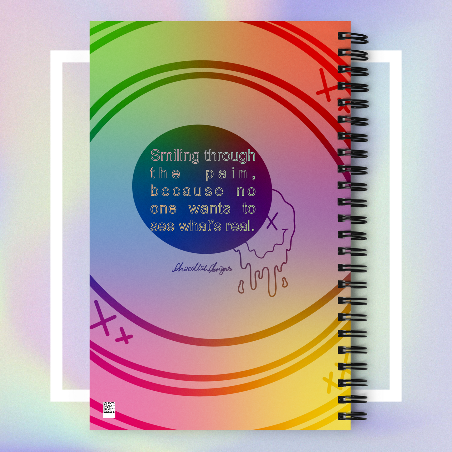 "HAPPY MOOD" Notizblock - moody/colorful