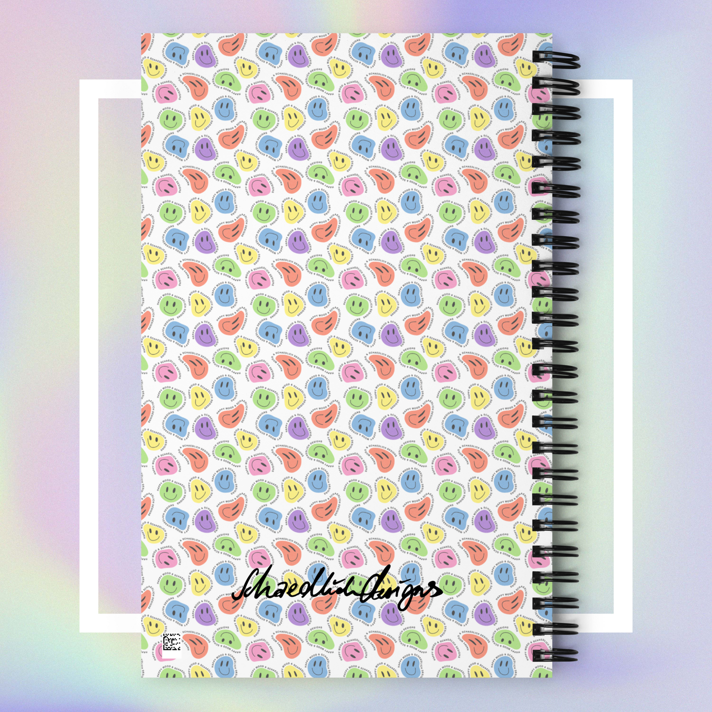 "HAPPY MOOD" Notizblock - colorful/white