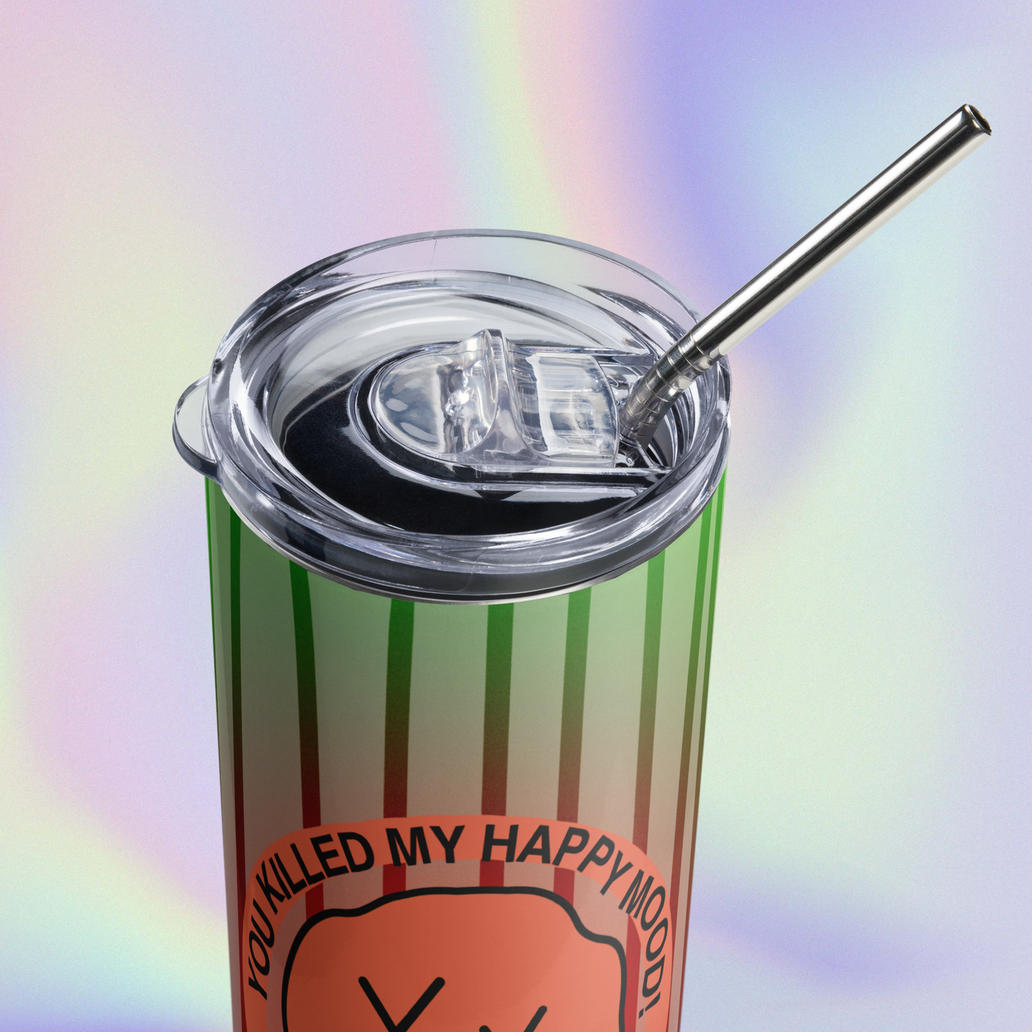 "HAPPY MOOD" Moody Cup - red