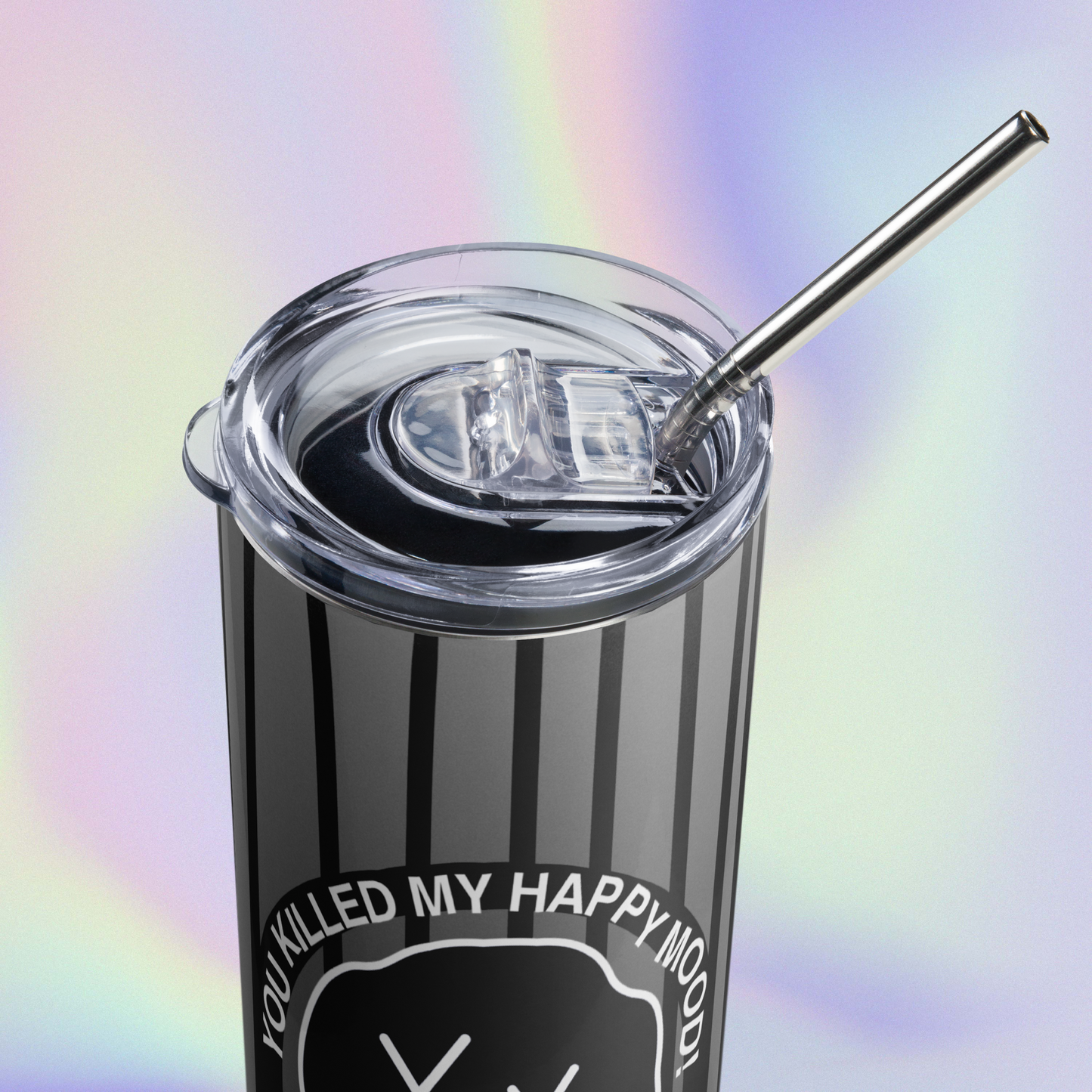 "HAPPY MOOD" Moody Cup - black