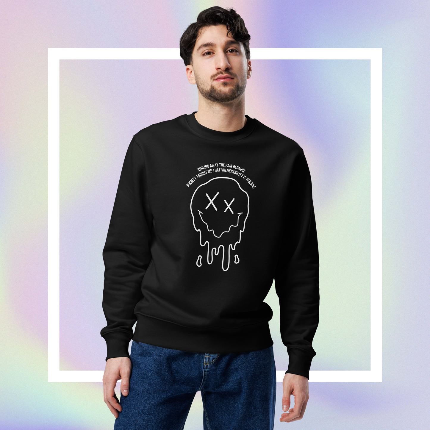 "HAPPY MOOD" Statement Sweater