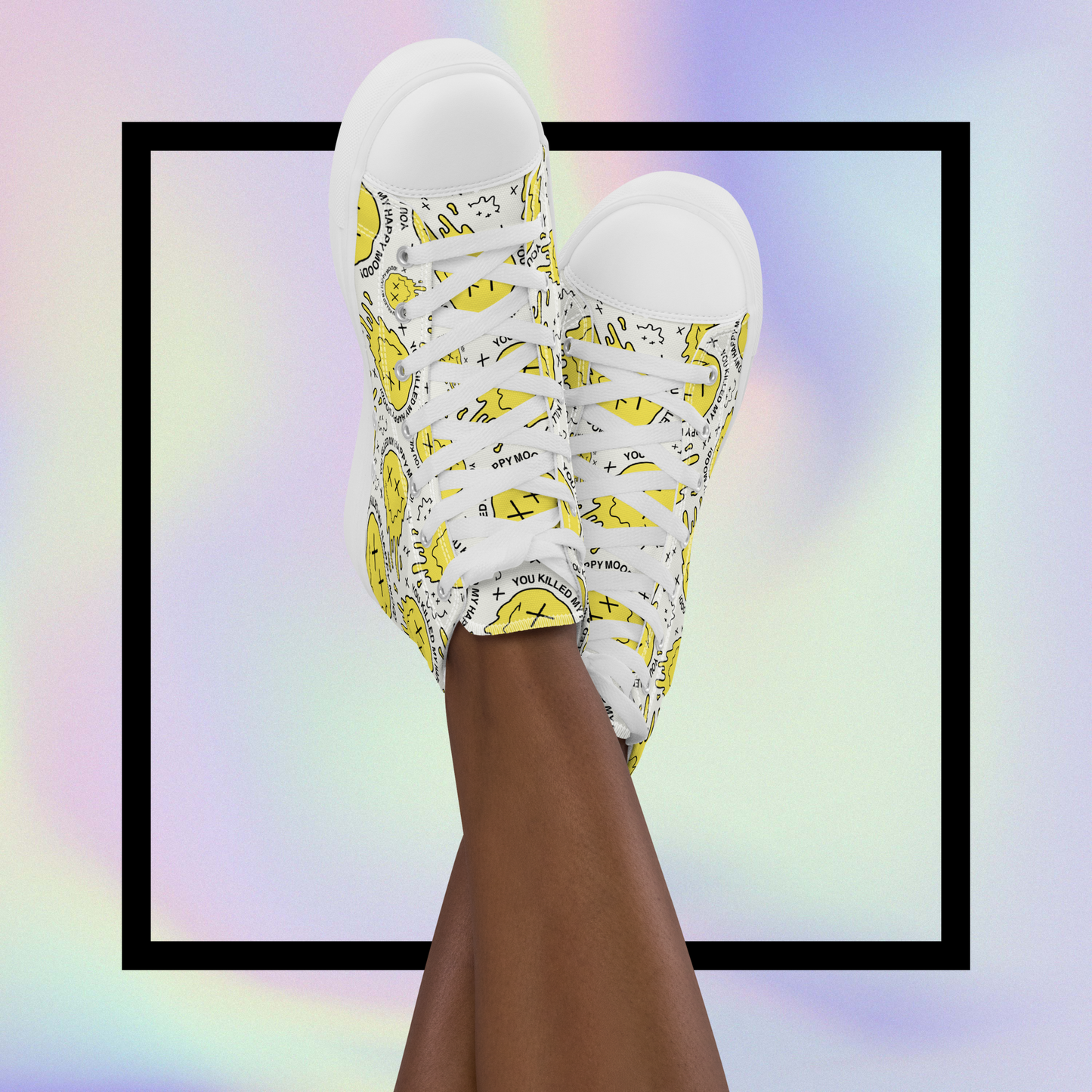 "HAPPY MOOD" Sneaker - Damen - moody/yellow