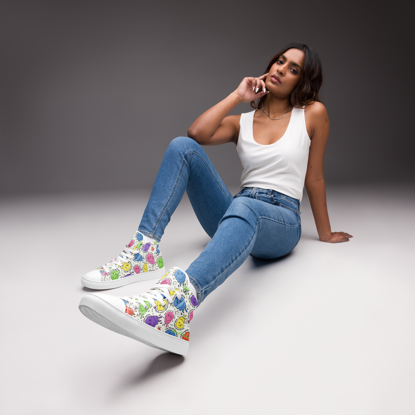 "HAPPY MOOD" Sneaker - Damen - moody/colorful
