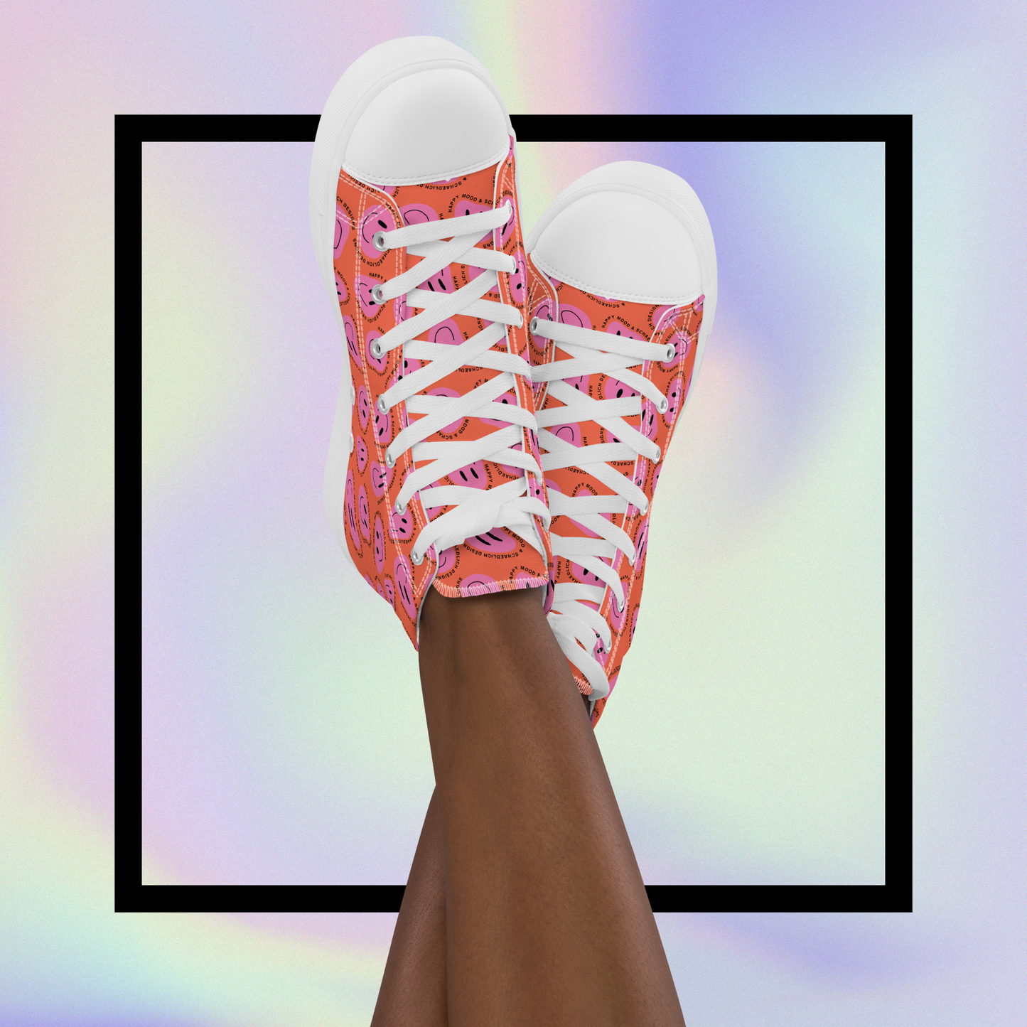 "HAPPY MOOD" Sneaker - Damen - red/pink
