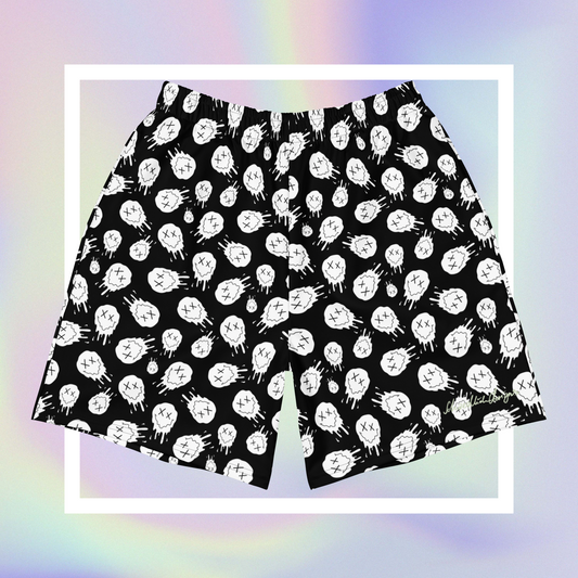 "HAPPY MOOD" Moody Shorts - black&white