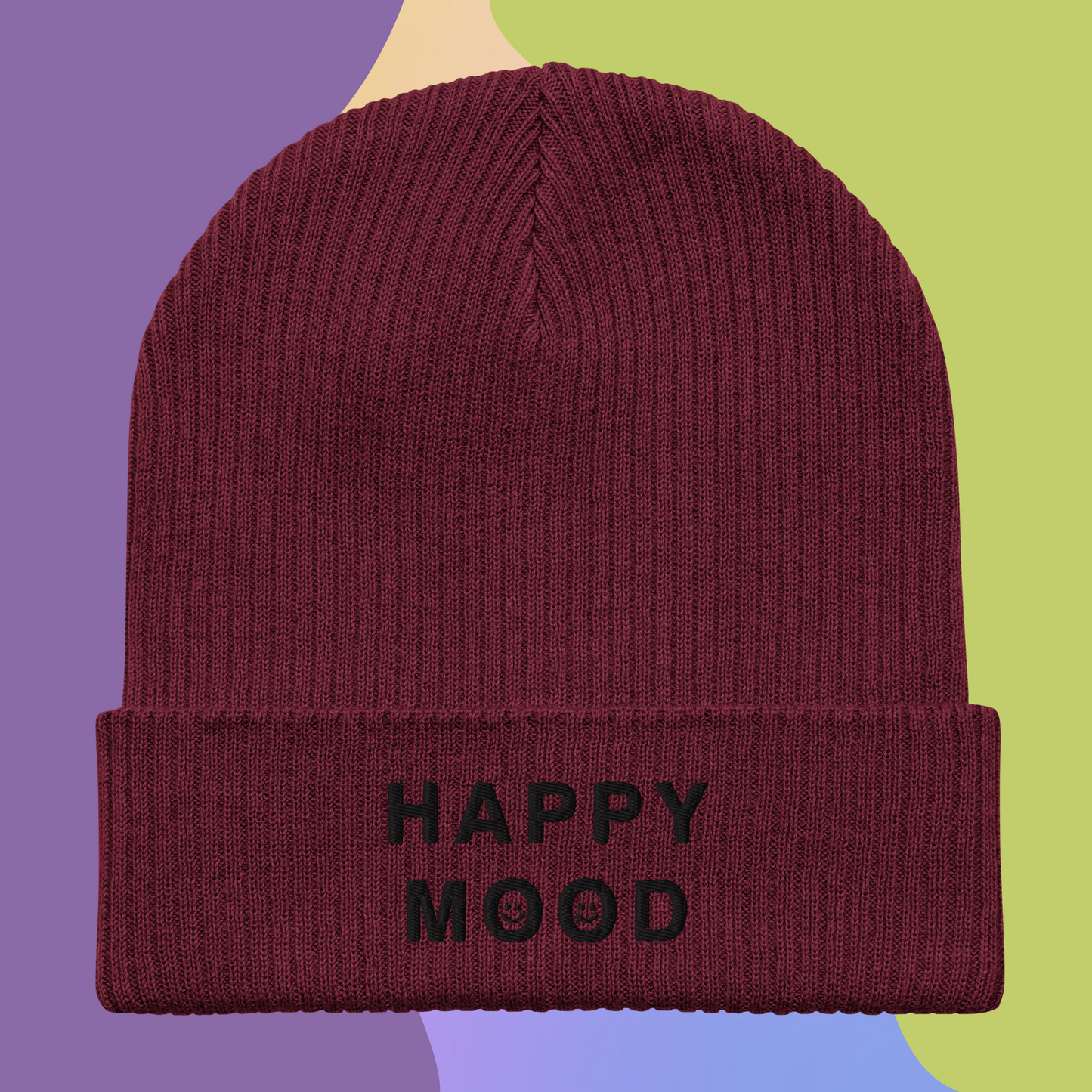 „HAPPY MOOD“ Statement - Beanie