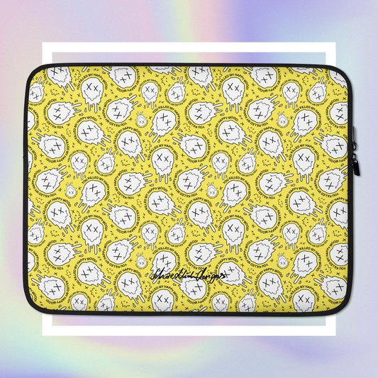 "HAPPY MOOD" Laptop/Tablet-Tasche - moody/yellow