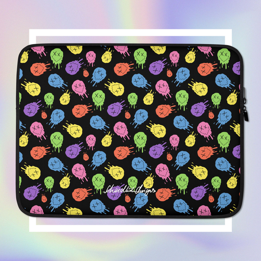 "HAPPY MOOD" Laptop/Tablet-Tasche - moody/colorful