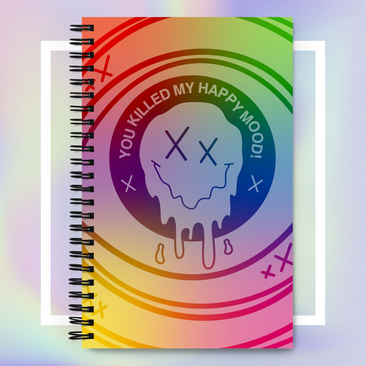 "HAPPY MOOD" Notizblock - moody/colorful