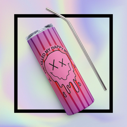 "HAPPY MOOD" Moody Cup - pink